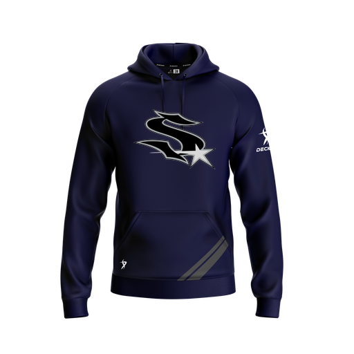 [FOLHSMNV-YXS-LOGO1] Decker Summit Hoodie (Youth XS, Navy, Logo 1)