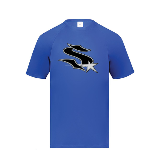 [2790.060.S-LOGO1] Men's Smooth Sport T-Shirt (Adult S, Royal, Logo 1)