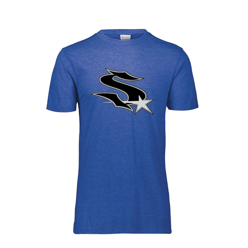 [FTSCUBNV-AS-LOGO1] Decker Men's Tri-Blend T-Shirt - Short Sleeve (Adult S, Navy, Logo 1)