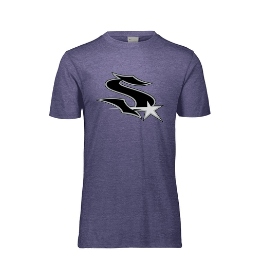[FTSCUBRY-AS-LOGO1] Decker Men's Tri-Blend T-Shirt - Short Sleeve (Adult S, Royal, Logo 1)