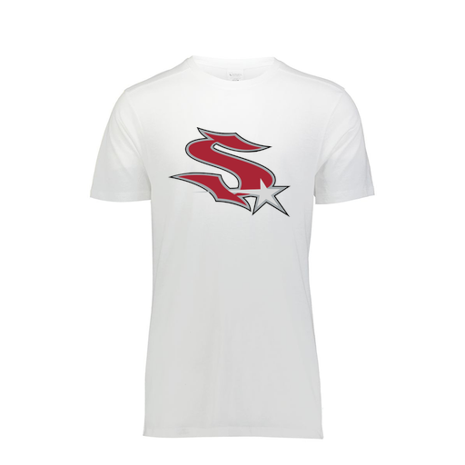 [FTSCUBWH-YS-LOGO2] Decker Youth Tri-Blend T-Shirt - Short Sleeve (Youth S, White, Logo 2)