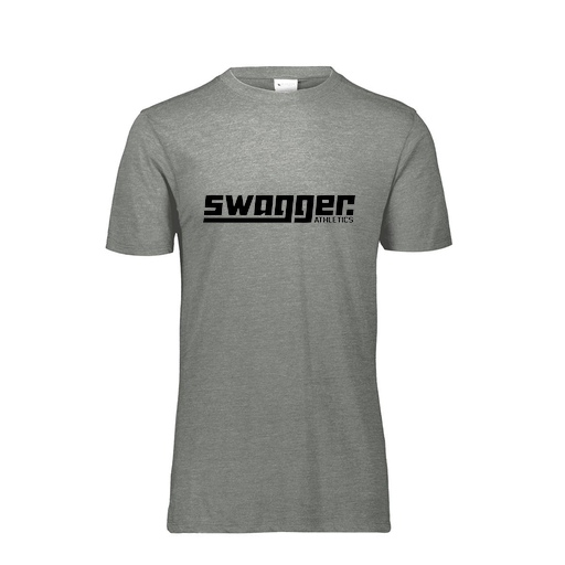 [FTSCUBGY-YS-LOGO3] Decker Youth Tri-Blend T-Shirt - Short Sleeve (Youth S, Gray, Logo 3)