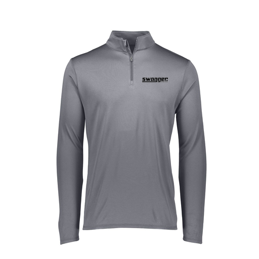 [FTLQFLGY-FAXS-LOGO3] Decker Women's Flex-Lite 1/4 Zip Shirt (Female Adult XS, Gray, Logo 3)