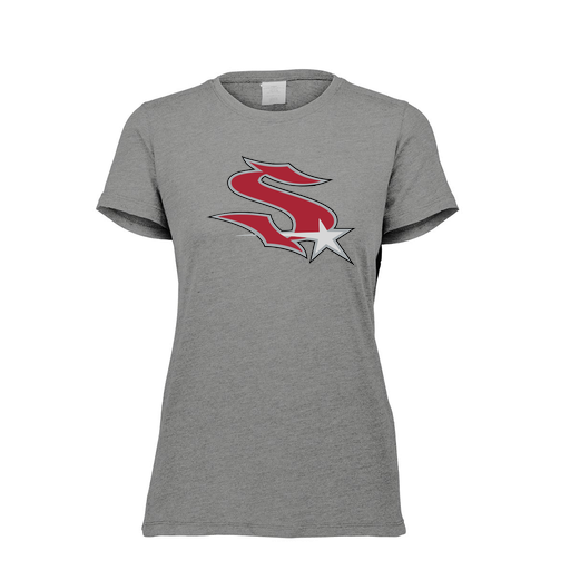 [FTSCUBGY-FAXS-LOGO2] Ladies Ultra-blend T-Shirt (Female Adult XS, Gray, Logo 2)