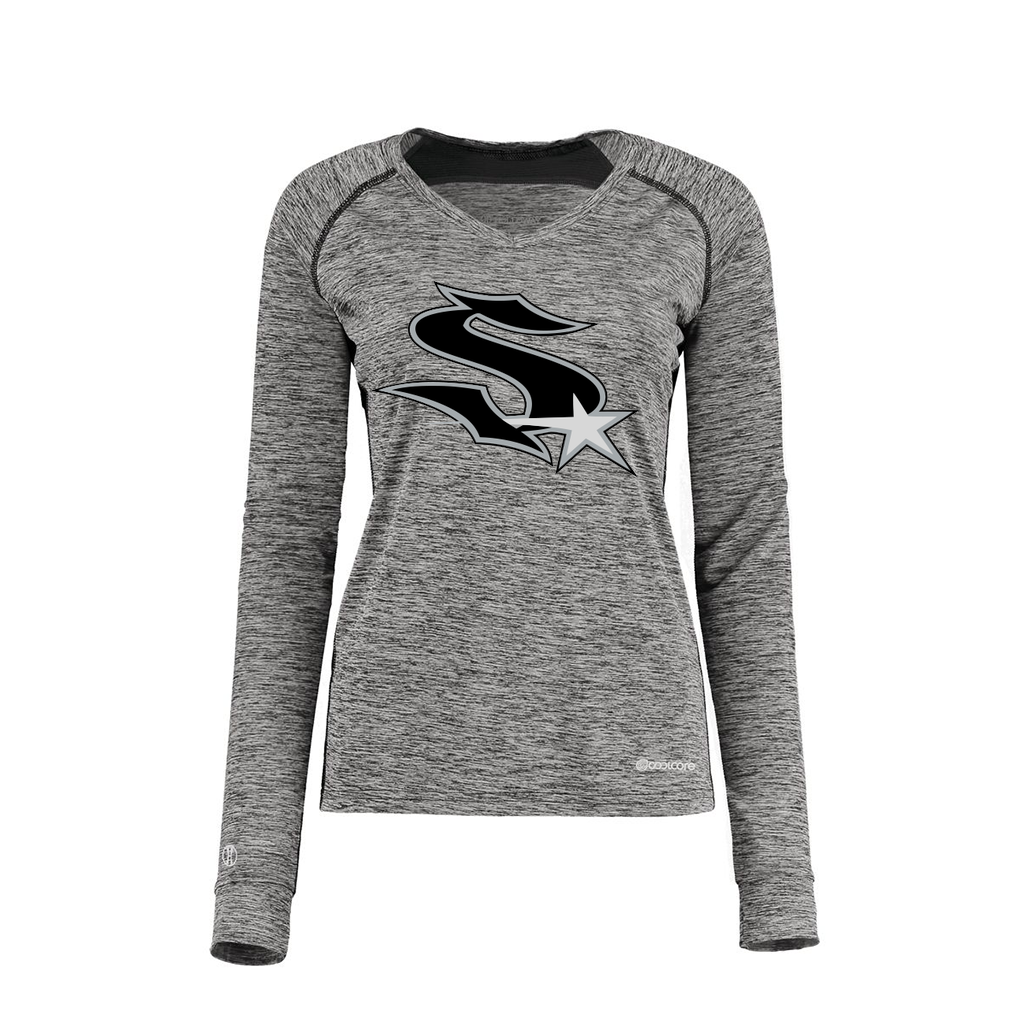 Ladies Electric Long Sleeve Shirt
