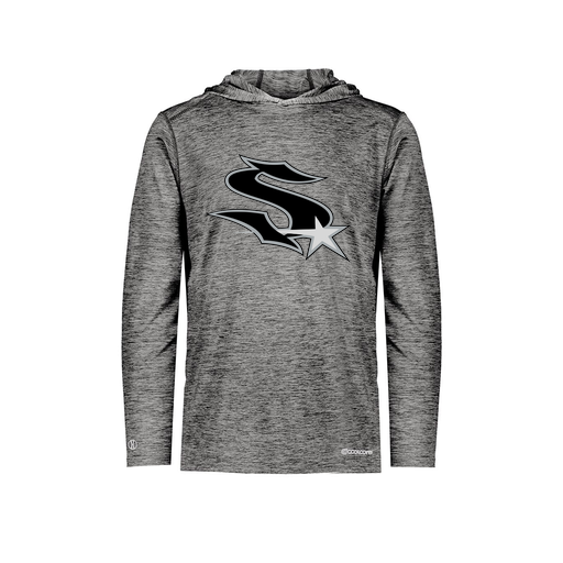 [FOLHCGBK-AS-LOGO1] Decker Men's Charge Hoodie (Adult S, Black, Logo 1)