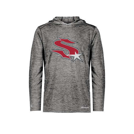 [FOLHCGBK-AS-LOGO2] Decker Men's Charge Hoodie (Adult S, Black, Logo 2)