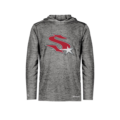 [FOLHCGBK-YS-LOGO2] Decker Youth Charge Hoodie (Youth S, Black, Logo 2)