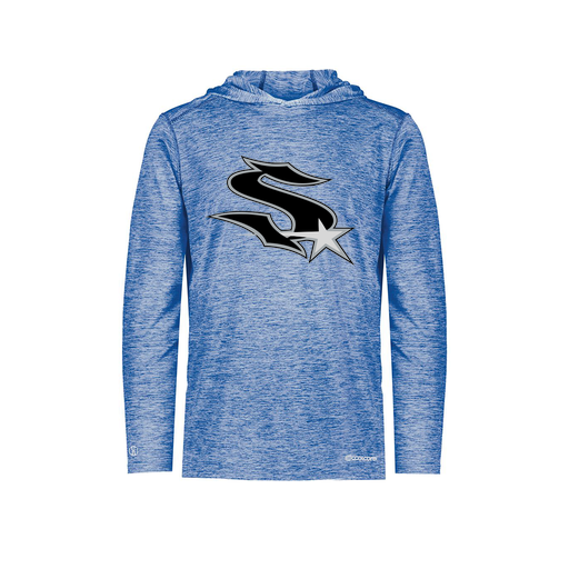 [FOLHCGRY-YS-LOGO1] Decker Youth Charge Hoodie (Youth S, Royal, Logo 1)