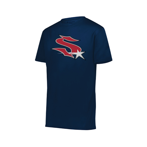 [222818.065.S-LOGO2] Men's Movement Dri Fit Shirt (Adult S, Navy, Logo 2)