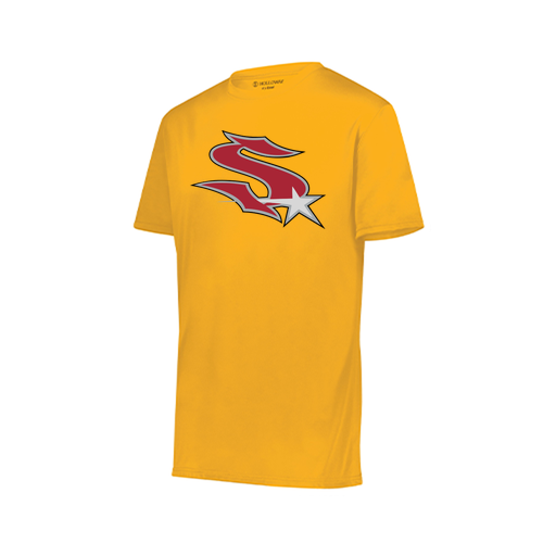 [222818.025.S-LOGO2] Men's Movement Dri Fit Shirt (Adult S, Athletic Gold, Logo 2)